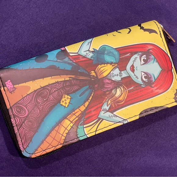 🆕 Tim Burton's The Nightmare Before Christmas, “Sally” Zippered Clutch Wallet - Picture 6 of 8